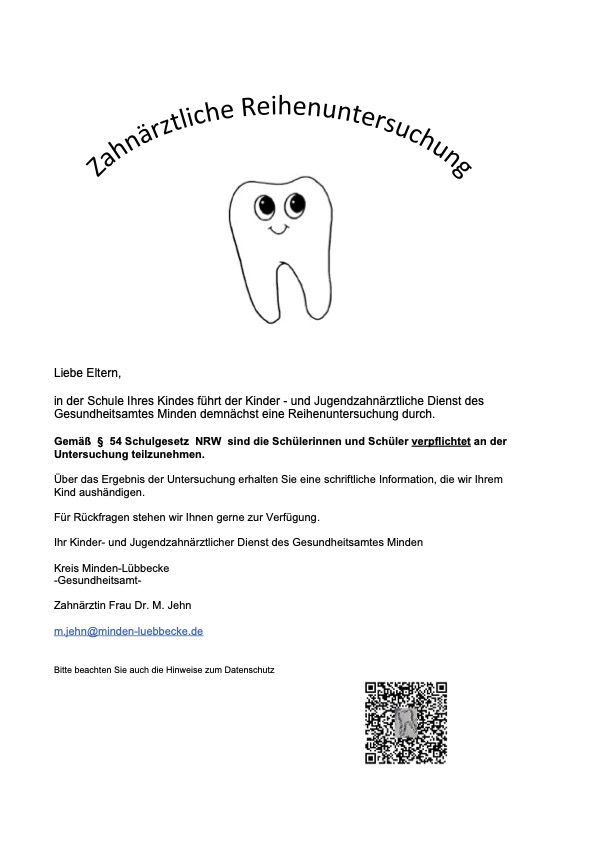 1. Eltern Aushang JZD Schule mit LOGO